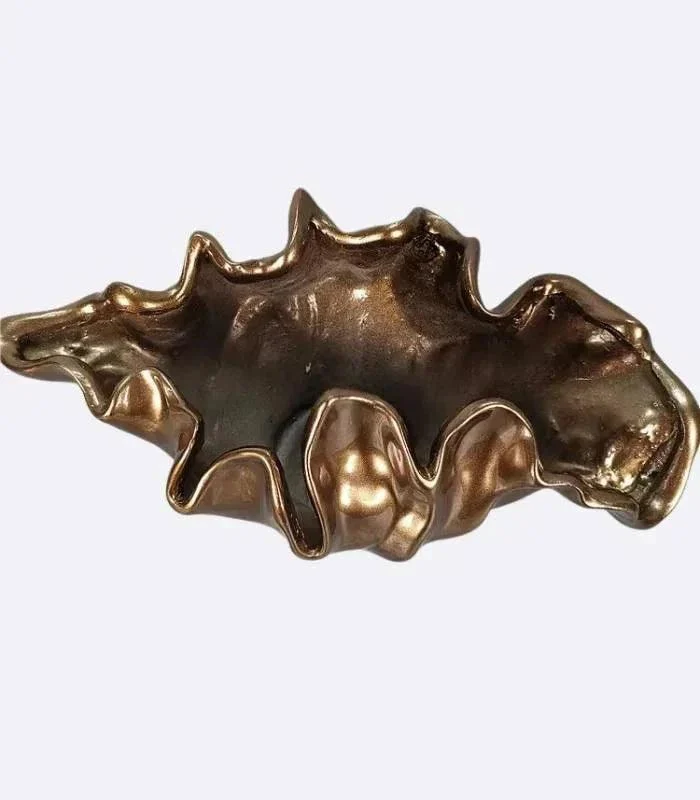Bolide  Bowl Table Top Vase Resin Bronze -  - #tag1#