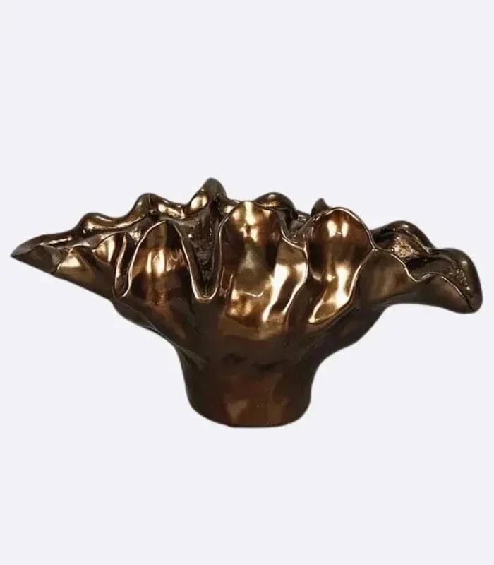 Bolide  Bowl Table Top Vase Resin Bronze -  - #tag1#