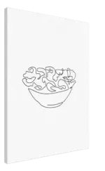 Bon Appetit Canvas tag1