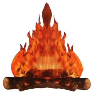 Bonfire Decoration Scene Props Halloween Flame Ornament