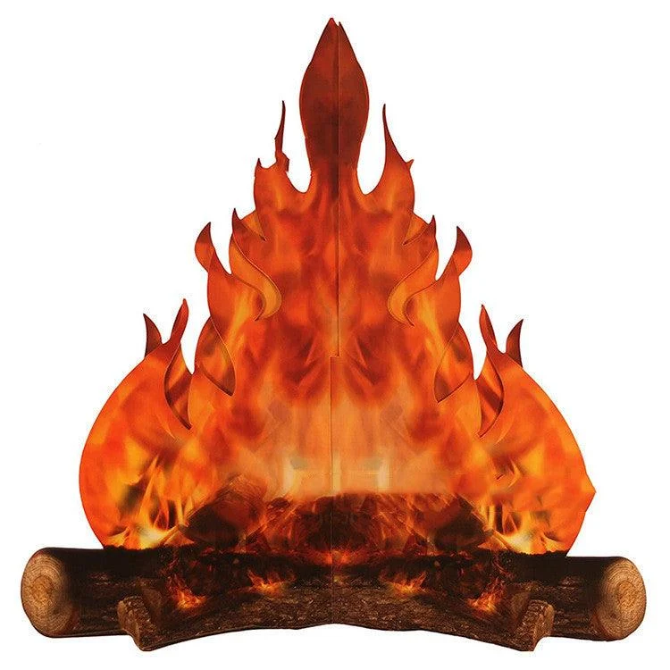 Bonfire Decoration Scene Props Halloween Flame Ornament -  - #tag1#