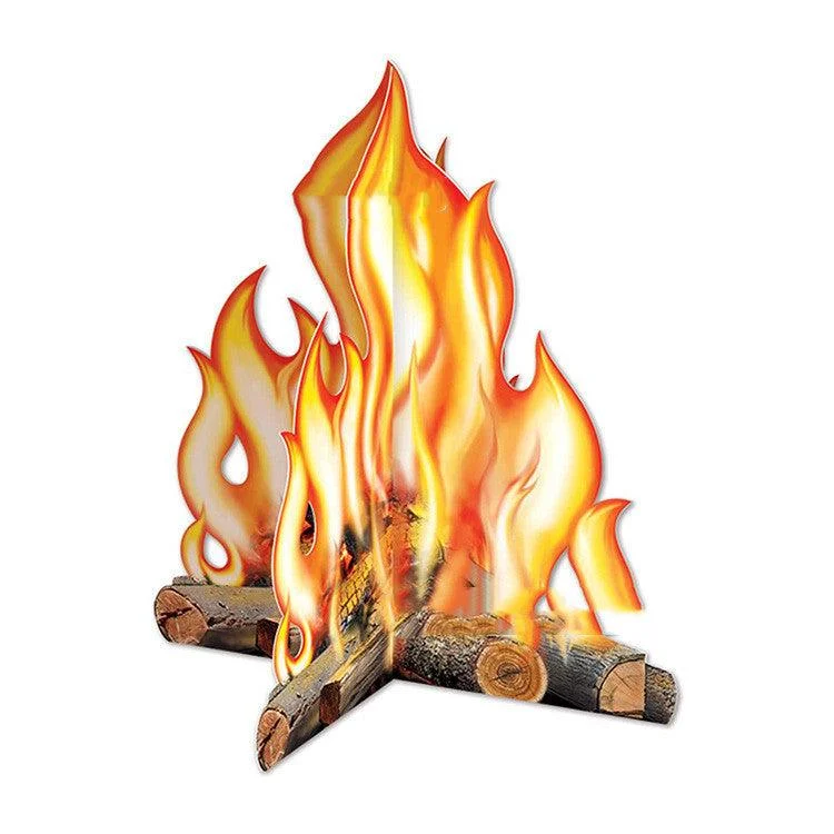Bonfire Decoration Scene Props Halloween Flame Ornament -  - #tag1#