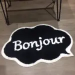 Bonjour Welcome Door Mat tag1