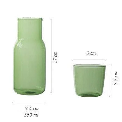Borosilicate Glass Coloured Cup Set -  - #tag1#