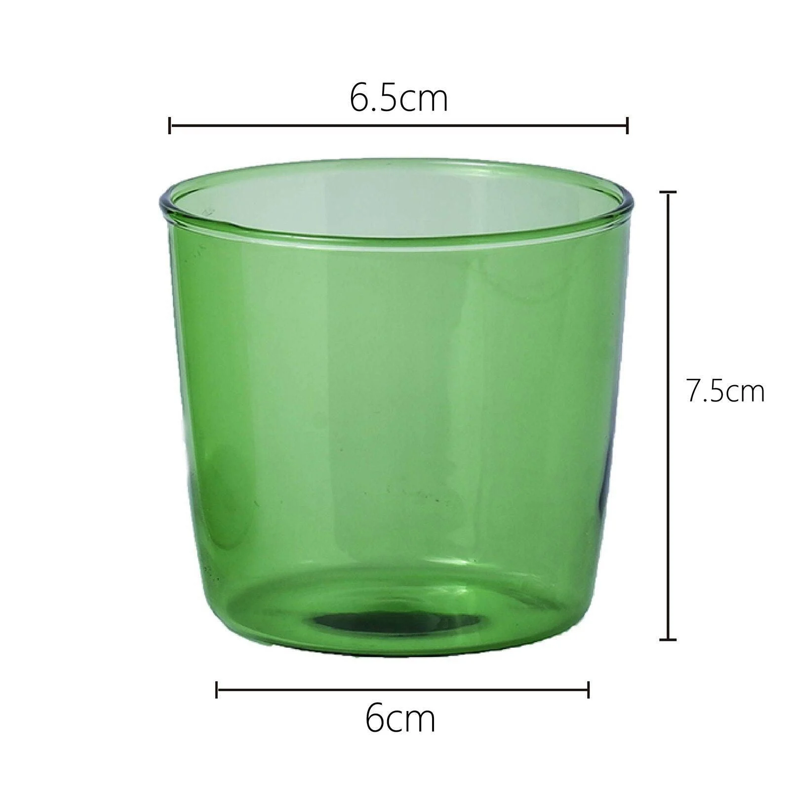 Borosilicate Glass Coloured Cup Set -  - #tag1#