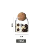 Borosilicate Glass Sealed Grain Storage Tank Creative Kitchen Organizer