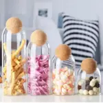 Borosilicate Glass Sealed Grain Storage Tank Creative Kitchen Organizer