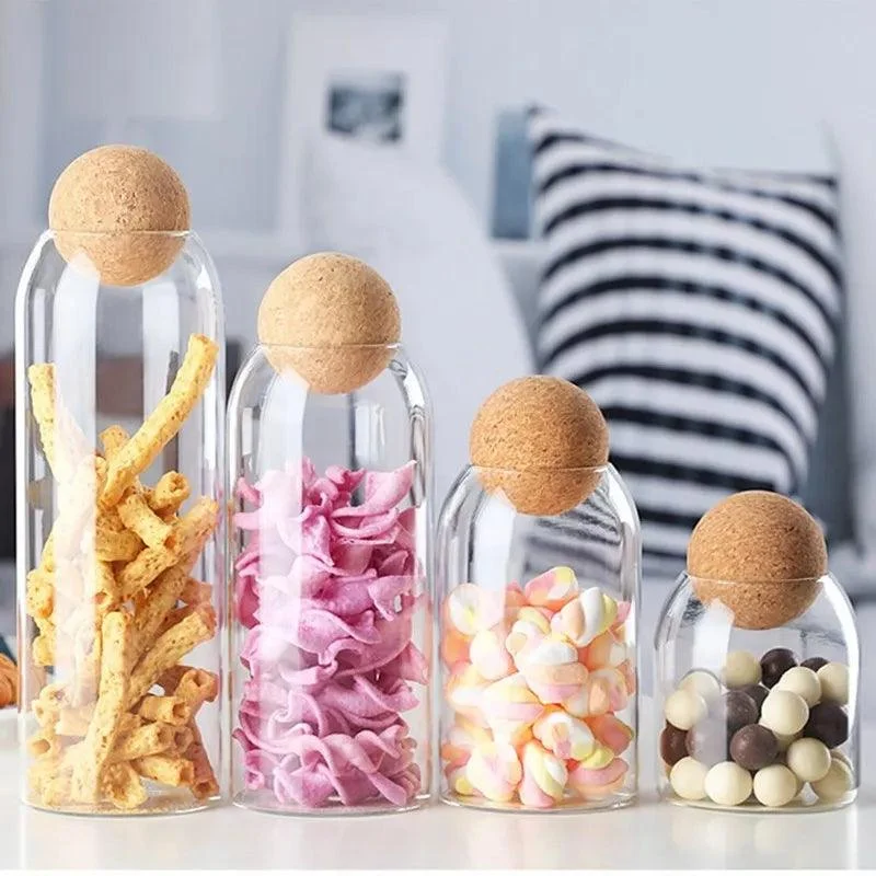 Borosilicate Glass Sealed Grain Storage Tank: Creative Kitchen Organizer -