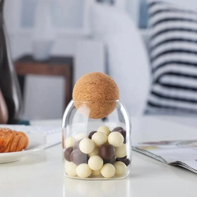 Borosilicate Glass Sealed Grain Storage Tank: Creative Kitchen Organizer -