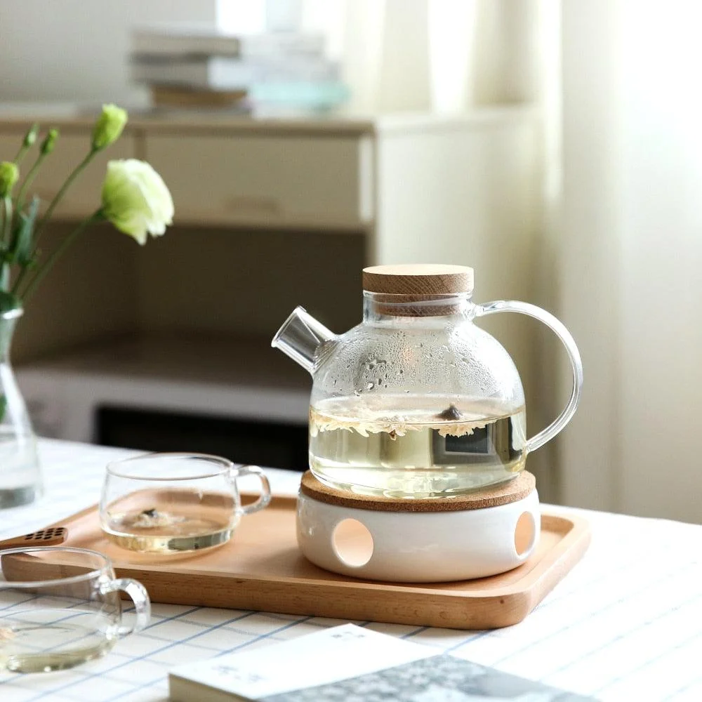 Borosilicate Glass Teapot Set - 