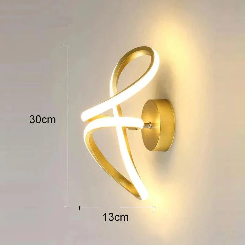 Borri Spiral Light Wall Sconce -  - #tag1#