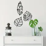 Botanical Leaves Metal Wall Hanging tag1