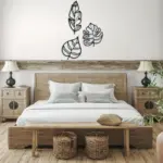 Botanical Leaves Metal Wall Hanging tag1