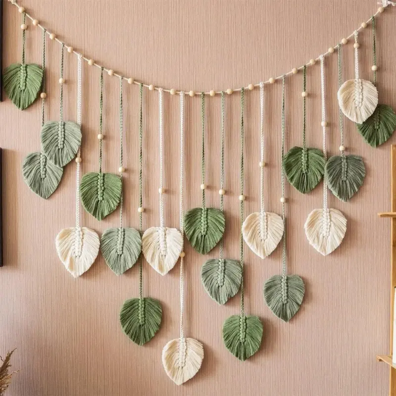 Botanical_Leaves_Wall_Hanging_-_-_tag1_-4162815 Botanical Leaves Wall Hanging tag1