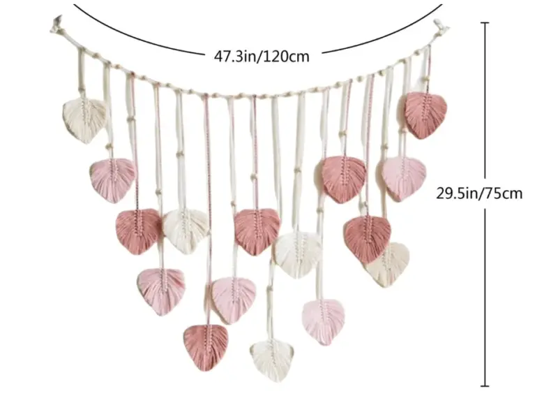 Botanical Leaves Wall Hanging tag1