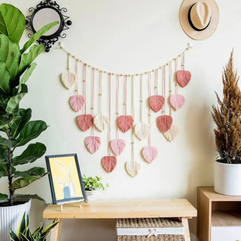 Botanical Leaves Wall Hanging tag1