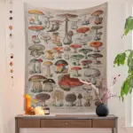 Botanical and Floral Tapestry Print Wall Hanging tag1