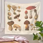 Botanical and Floral Tapestry Print Wall Hanging tag1