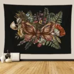 Botanical and Floral Tapestry Print Wall Hanging tag1