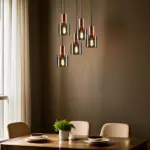 BottleLite Pendant Lamp Modern cylindrical LED pendant light made of durable glass tag1