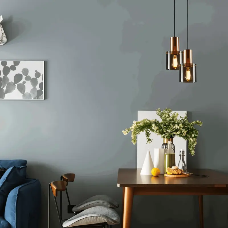 BottleLite Pendant Lamp Modern cylindrical LED pendant light made of durable glass tag1