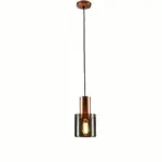 BottleLite Pendant Lamp Modern cylindrical LED pendant light made of durable glass tag1