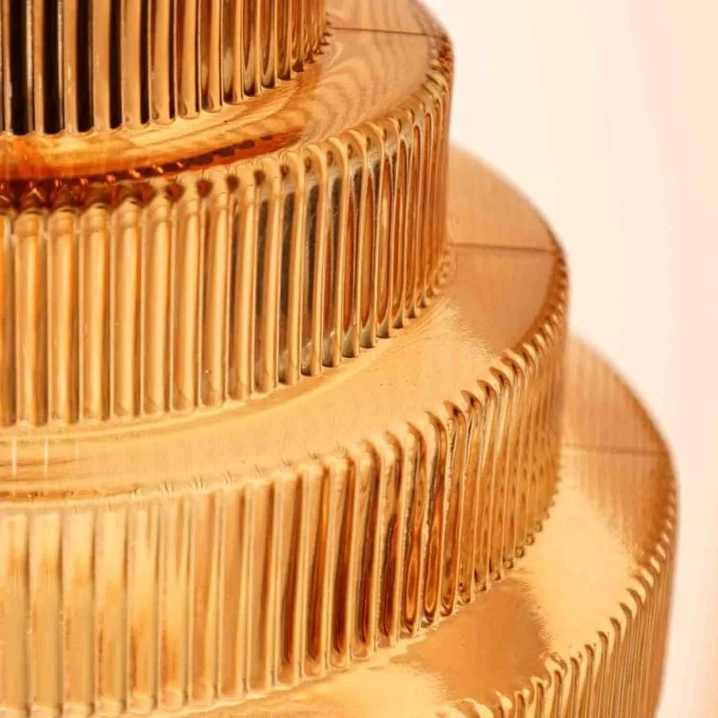 Bottle Shaped Brass Glass Pendant Lamp -  - #tag1#