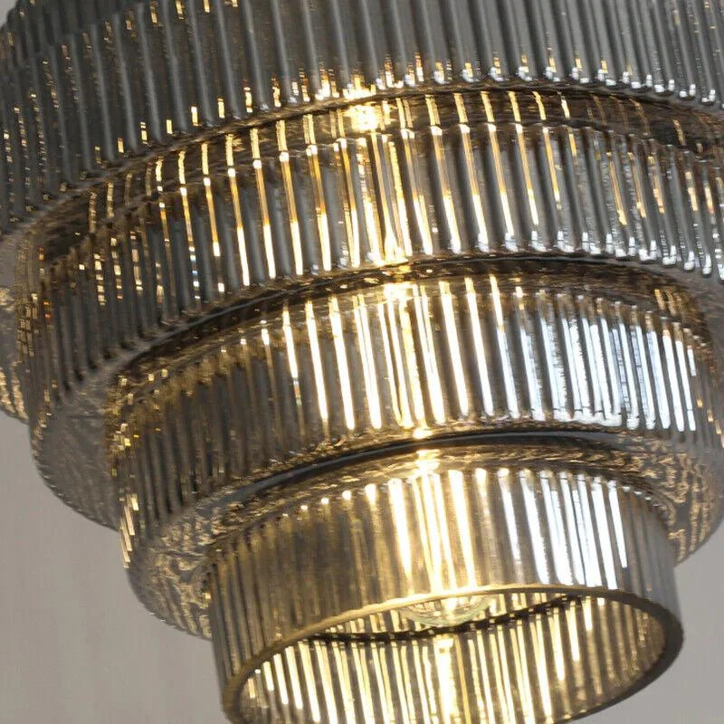 Bottle Shaped Brass Glass Pendant Lamp -  - #tag1#