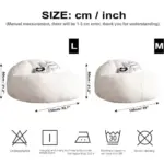 Boucle Bean Bag Chair Cover