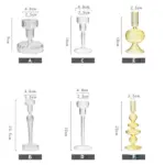 Bougeoir en verre cristal Style fran ais Vintage bougeoir Simple mariage romantique d ner d coration 137f7d5c 76ce 4f68 8b7b 71bacdaf7b6b