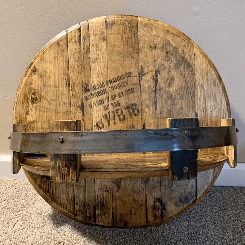 Bourbon Whiskey Barrel Shelf -  - #tag1#