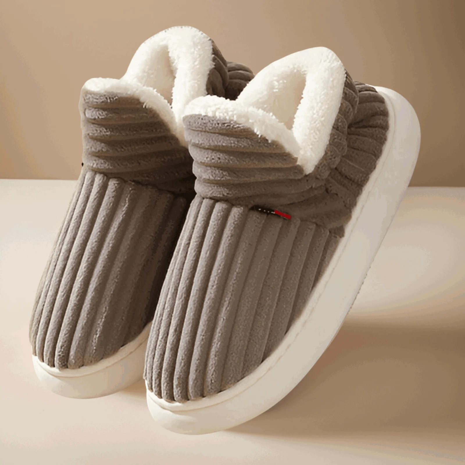 Boutique' Cozy Comfortable Women's House Shoe Boots - warm, comfortable winter boots for indoors -  - #tag1#