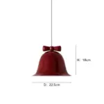 BowBeam Modern Arch Shaped Bell Pendant Lamp tag1