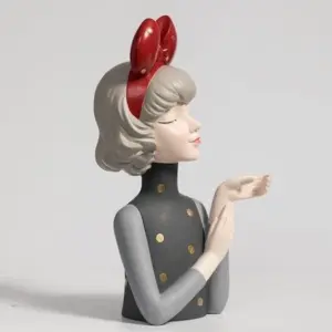 Bowknot Lady Wine Bottle Holder - 