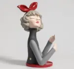 Bowknot Lady Wine Bottle Holder