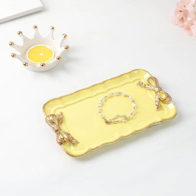 Bowknot Resin Serving Tray -  - #tag1#
