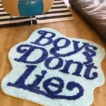 Boys Don t Lie Rug tag1