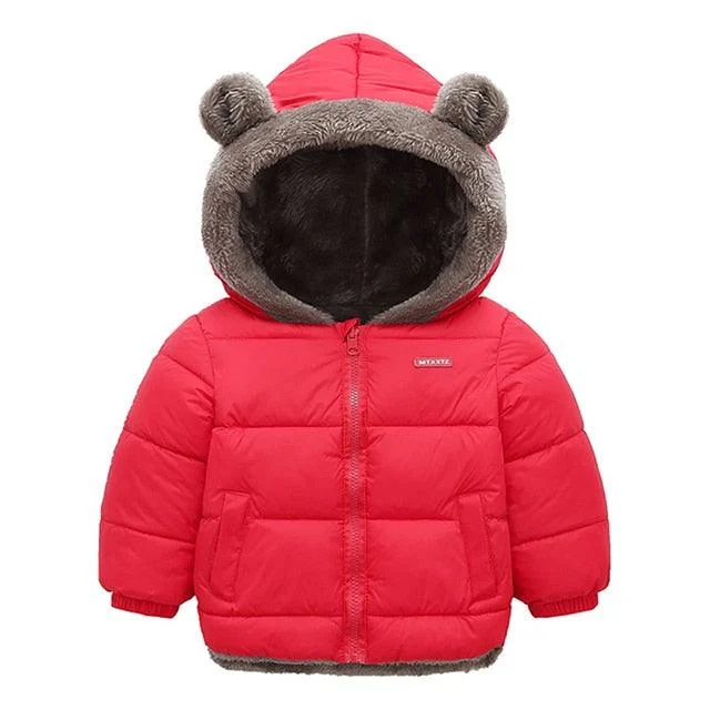 Boys Winter Puffer Coat With Fur Lining -  - #tag1#