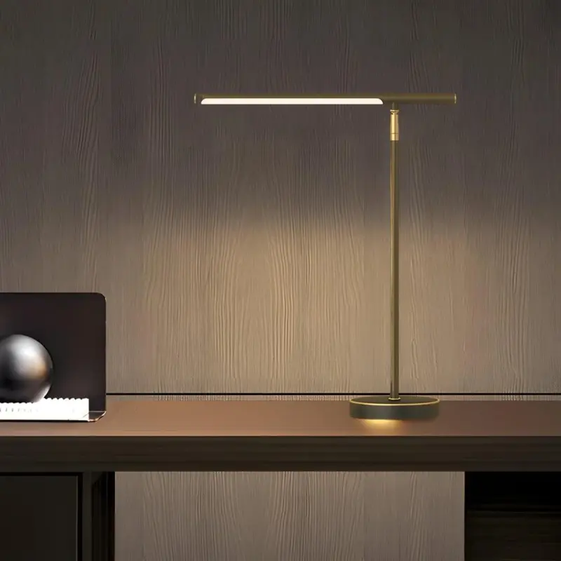 BrassFlex Adjustable LED Desk Lamp by Homeko tag1
