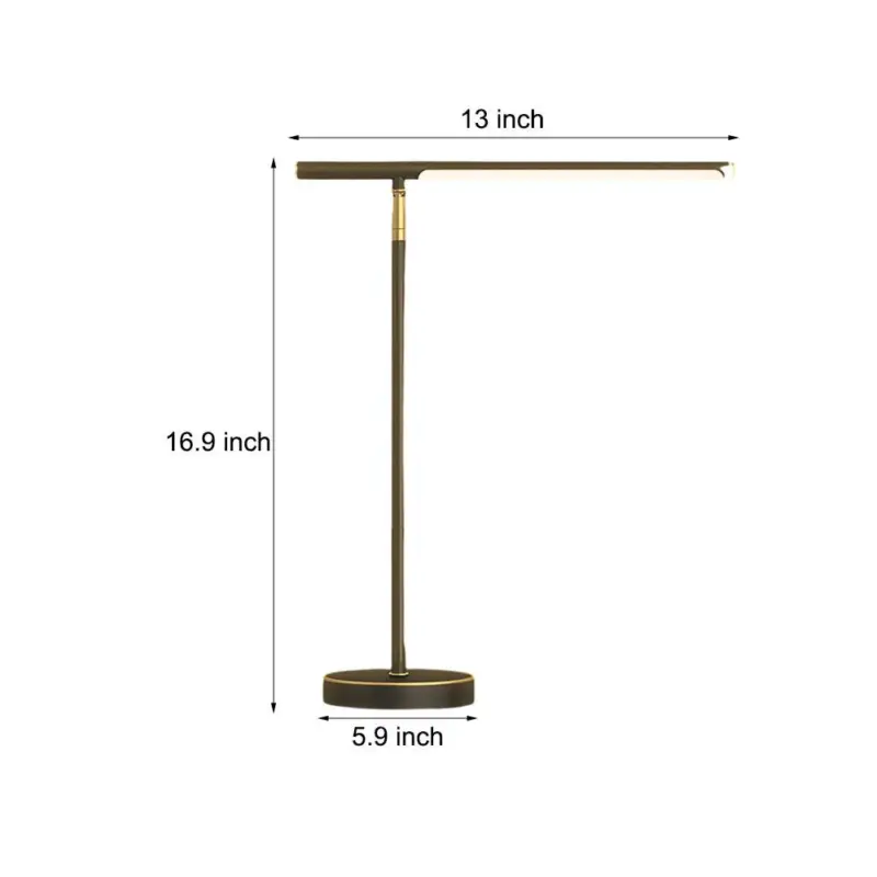 BrassFlex Adjustable LED Desk Lamp by Homeko tag1