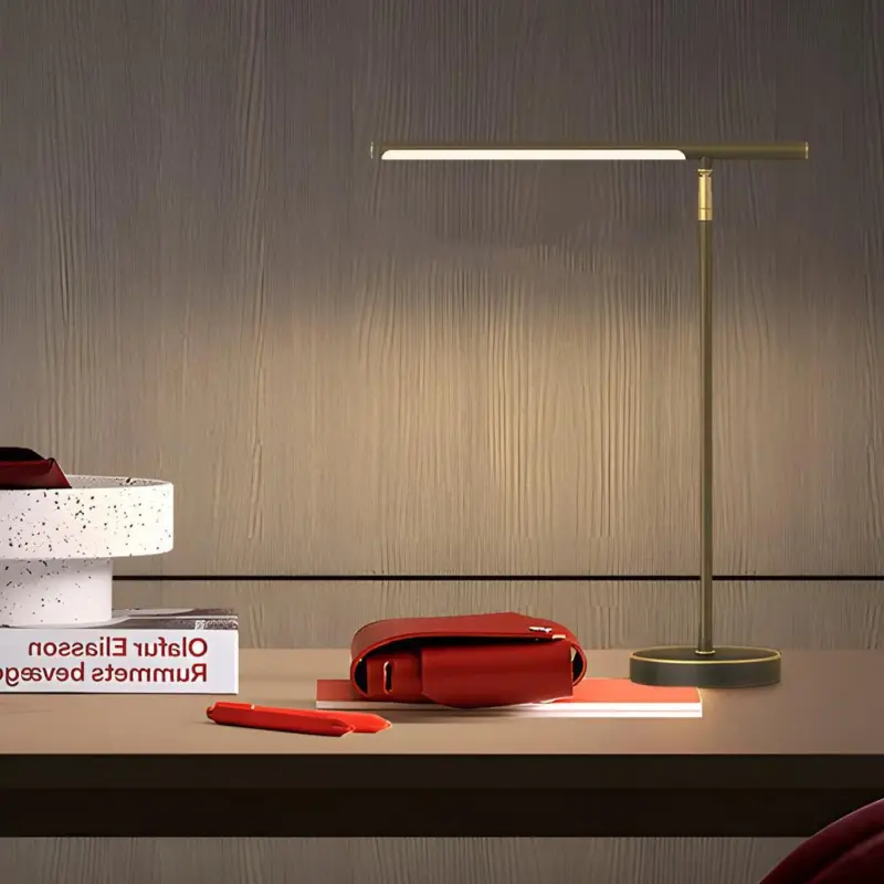 BrassFlex Adjustable LED Desk Lamp by Homeko tag1