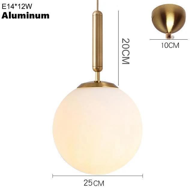 Brass Aluminum Loft Pendant Glow Light -  - #tag1#