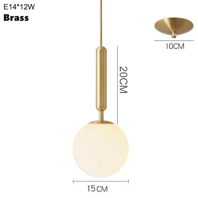 Brass Aluminum Loft Pendant Glow Light -  - #tag1#
