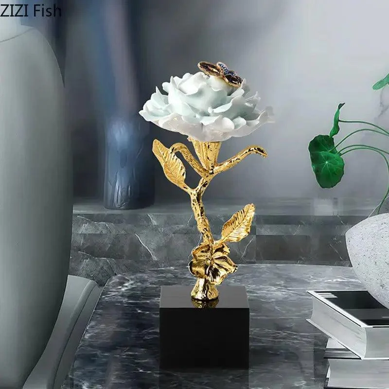 Brass Flower Sculpture -  - #tag1#