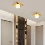 Brass_Hood_Gold_Semi_Flush_Ceiling_Lamp_-_-_tag1_-4163341 Brass Hood Gold Semi Flush Ceiling Lamp tag1