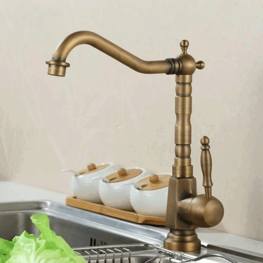 Brass Kitchen Faucet | The perfect 360° rotating washbasin tap -  - #tag1#