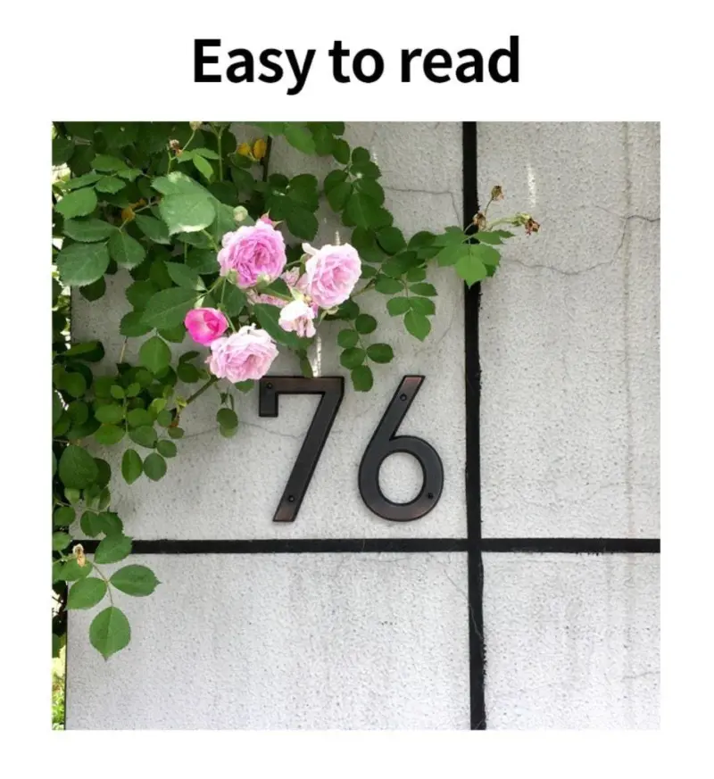 Brea The house number tag1