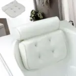 Breathable 3D Mesh Spa Bath Pillow with Suction Cups Neck and Back Support Spa Pillow for