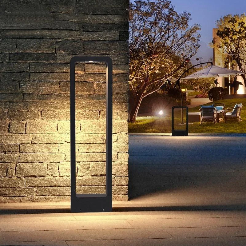 Breckyn - Modern Black Frame Garden Light -  - #tag1#