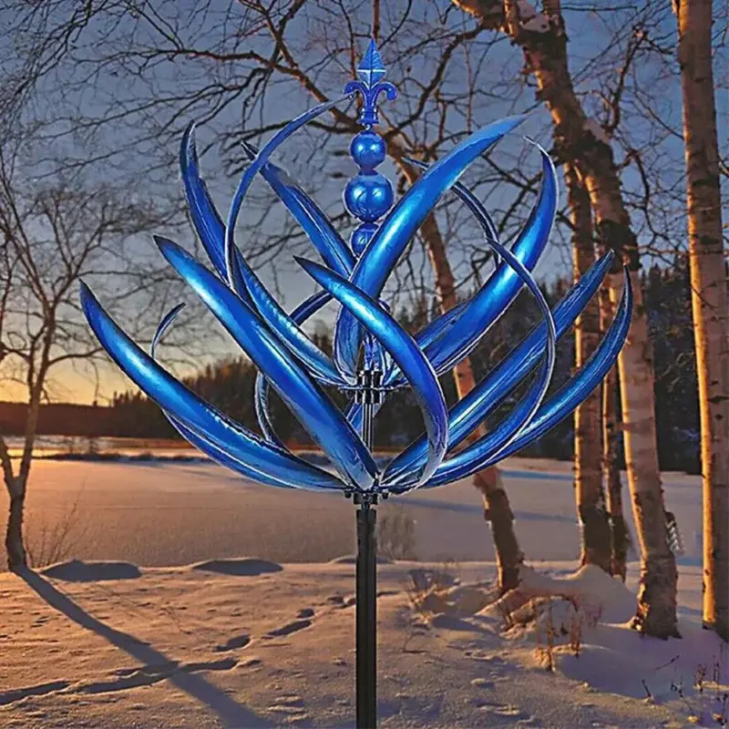 BreezeArt Metal Windmill Sculpture tag1
